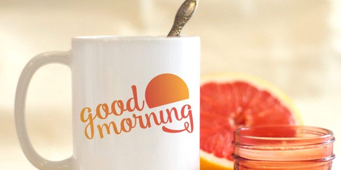 1280x1024 Amazon.com: Good Morning Coffee Mug, Rise and Shine, Cute Mug, Cute