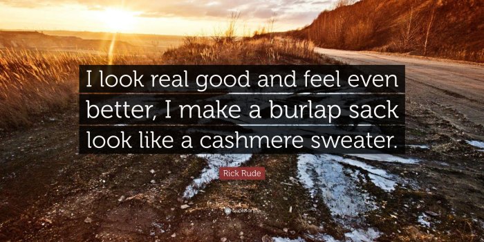 3840x2160 Rick Rude Quote: “I look real good and feel even better, I make a