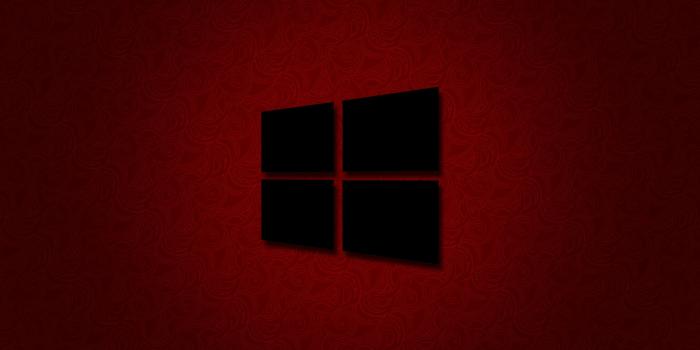 2880x1800 Windows 10 black logo on red wallpaper - Computer wallpapers - #45695
