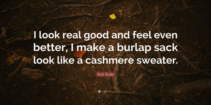 3840x2160 Rick Rude Quote: “I look real good and feel even better, I make a