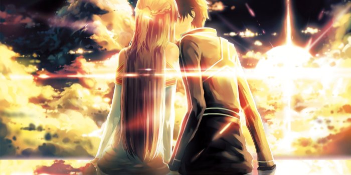 2000x1414 Cute Anime Couple Wallpaper - (35+) Group Wallpapers