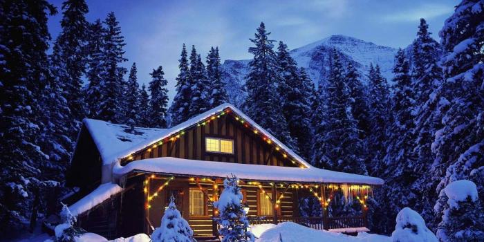 1920x1200 58+ Christmas Cabin Wallpapers on WallpaperPlay
