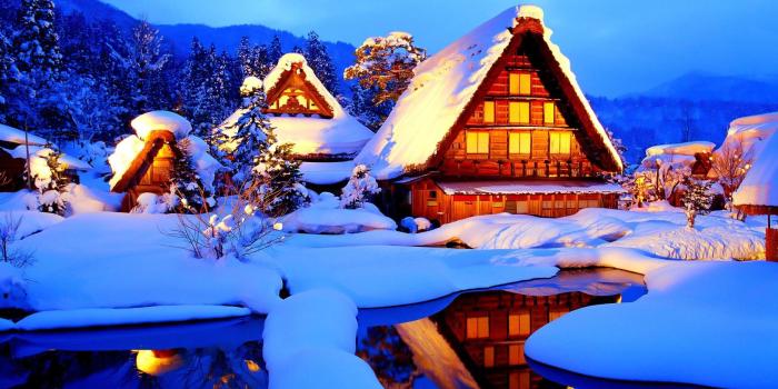 1920x1080 58+ Christmas Cabin Wallpapers on WallpaperPlay