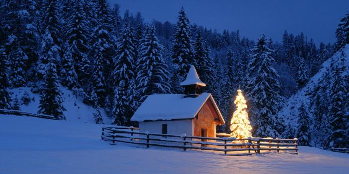 1680x1050 Snow, White Christmas, Log Cabin, Freezing, Winter 16:10 Wallpaper