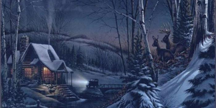 1440x900 Log cabin screensaver Gallery