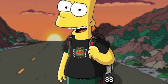 1200x1186 Similiar Hood Bart Simpson Supreme Wallpaper Keywords