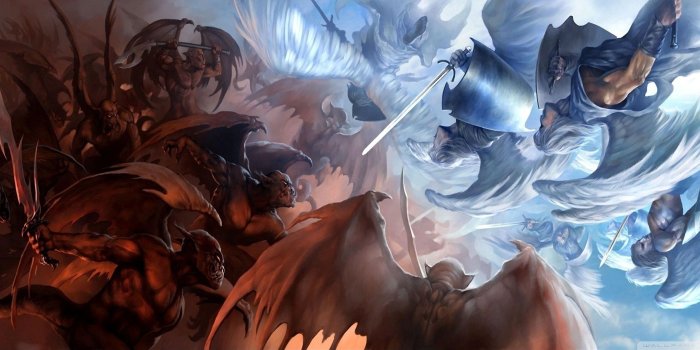 2560x1080 Angels and Demons ❤ 4K HD Desktop Wallpaper for