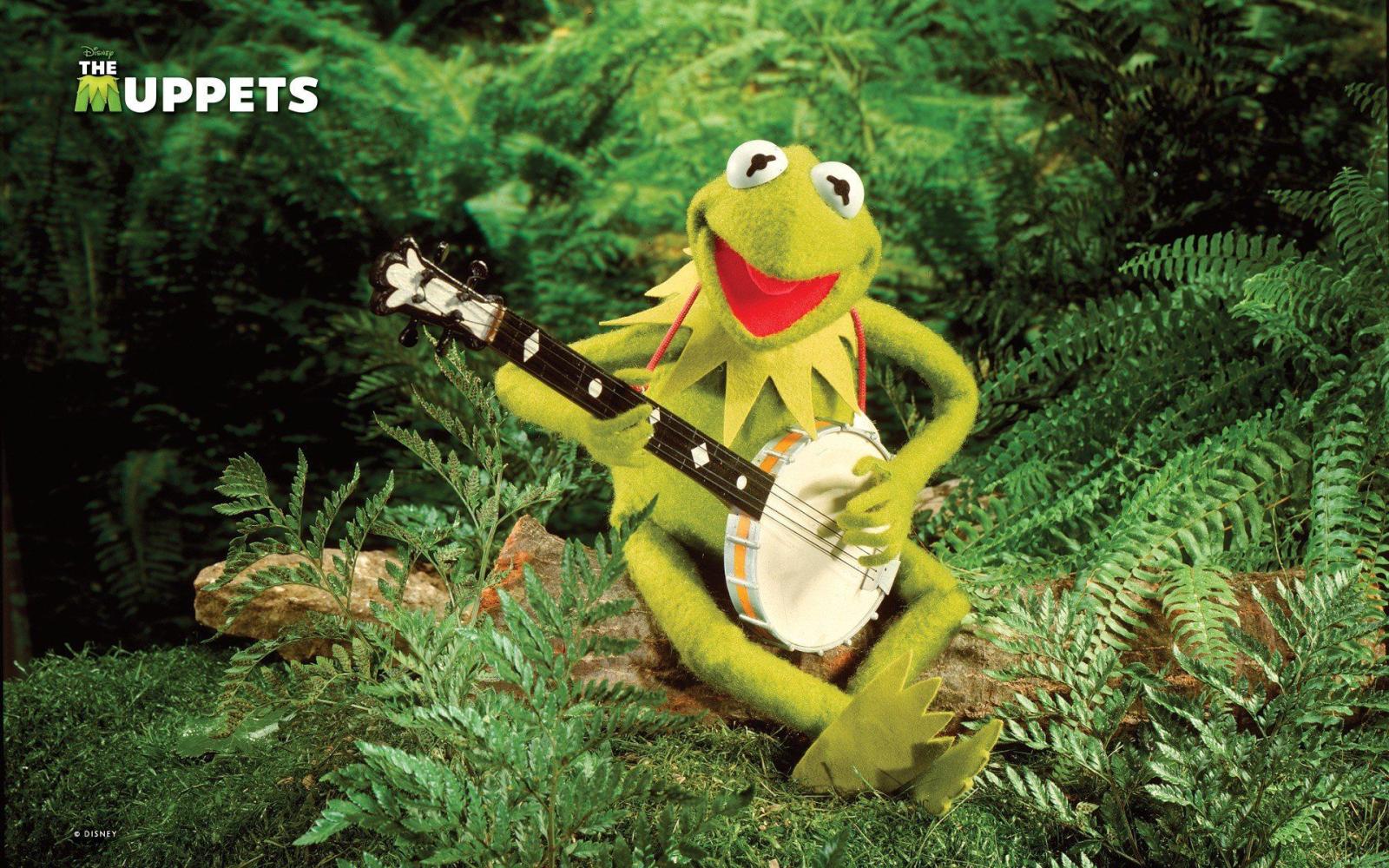 1920x1200 Green frogs Kermit the Frog banjo Jim Henson wallpaper | 1920x1200
