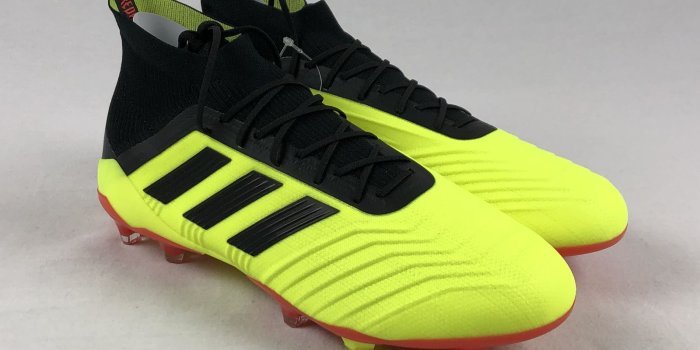 1600x1200 NEW adidas Predator 18.1 FG - Yellow/Black Cleats (Men's Multiple