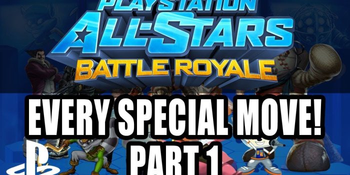 1280x720 PlayStation All-Stars Battle Royale - All Special Moves PS3 (part one)