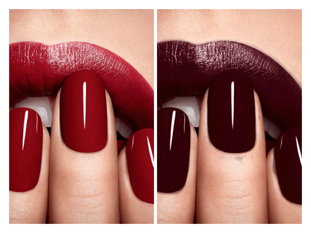 1024x768 Light red and dark red. | What I love in 2019 | Red nails, Beauty