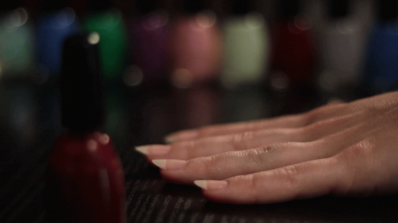 1920x1080 red nail polish and nail lacquers in the background Stock Video Footage -  Storyblocks Video