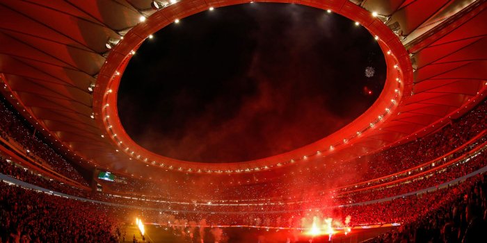 3840x2400 Download wallpapers Wanda Metropolitano, 4k, new football stadium