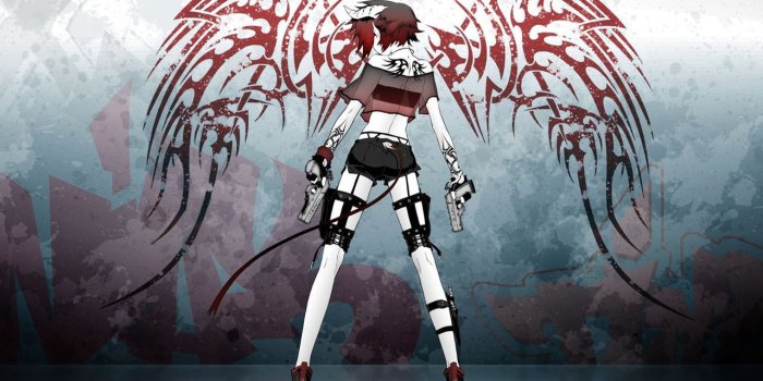 1280x768 Widescreen Anime Girl Demon Devil Wings Wallpaper | Anime Pictures