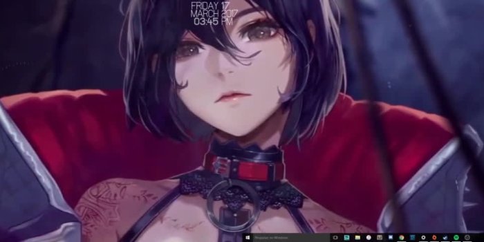 1700x480 Demon Girl Wallpaper Engine