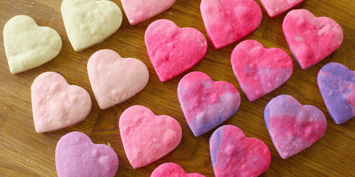 1920x1080 Ombre Heart Shortbread Cookies