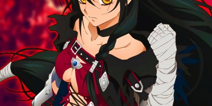 728x1295 HD wallpaper: anime, Velvet Crowe, red, demon girls, manga, Tales of