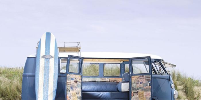 1280x1024 Surf Van Wallpaper | Adrenaline Capsules | Kombi camper, Volkswagen