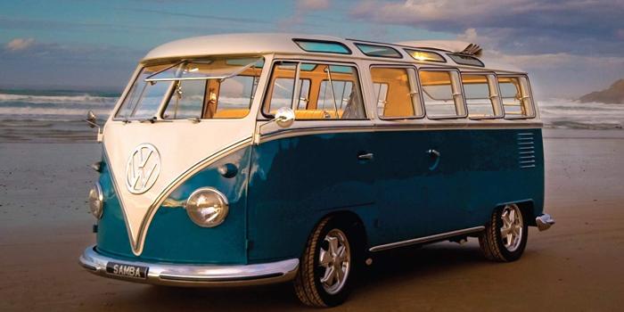 1500x1023 Photographic Wallpaper VW Bus Bulli Camper Vans on the Beach 158 x