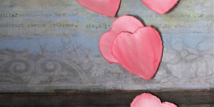 3065x4713 Quick Tricks: Painted Paper Hearts