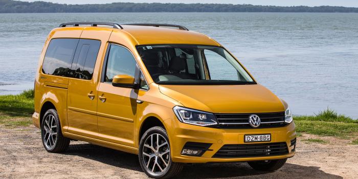 3840x2160 Picture Volkswagen 2019 Caddy Beach Maxi Yellow Metallic 3840x2160