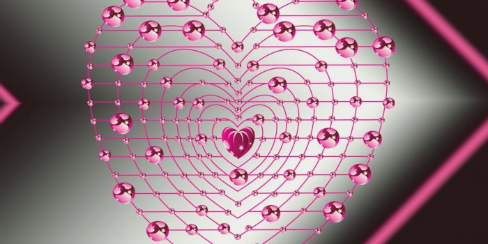 1920x1080 Cute Pink Heart Wallpaper Hd