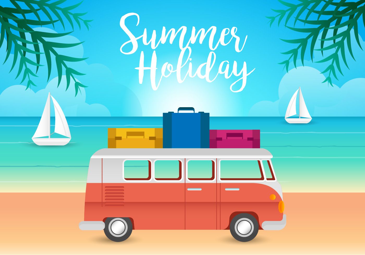 1400x980 Vw Bus Free Vector Art - (1,464 Free Downloads)