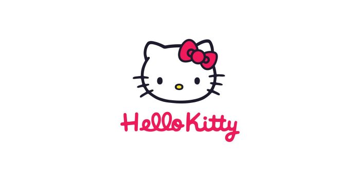 1366x768 wallpaper for desktop, laptop | aq67-hello-kitty-logo-art-cute-white