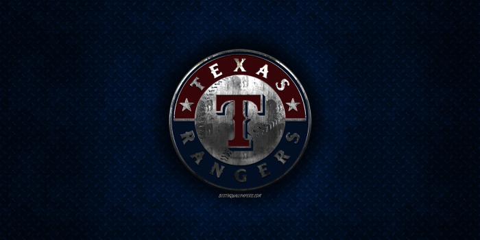 2560x1600 Download wallpapers Texas Rangers, American baseball club, blue