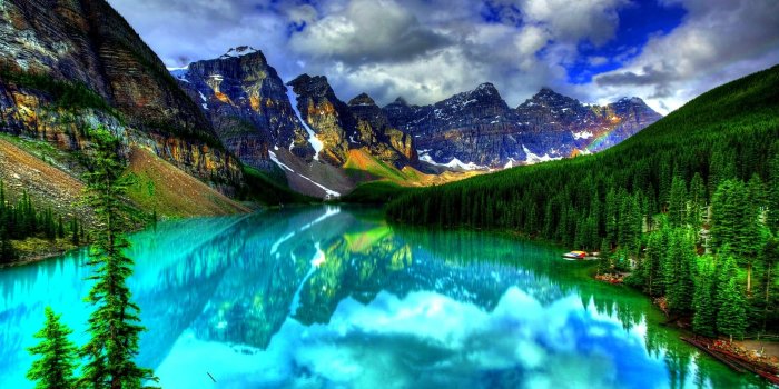 1920x1200 Most Beautiful Places In The World Hd Wallpaper - Moraine Lake