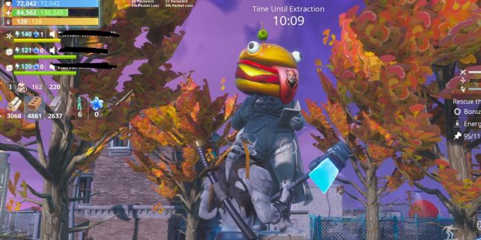 1600x900 I found the sprayed durr burger while doing a mission. : FORTnITE