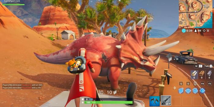 1920x1080 Fortnite Season 10 Guide: Drift Painted Durr Burger Head, Dinosaur