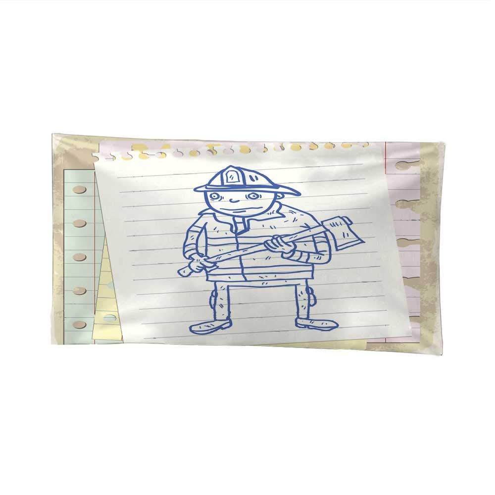 1000x1000 Amazon.com: Tye dye Tapestries Cartoon Fireman illustration1 dope