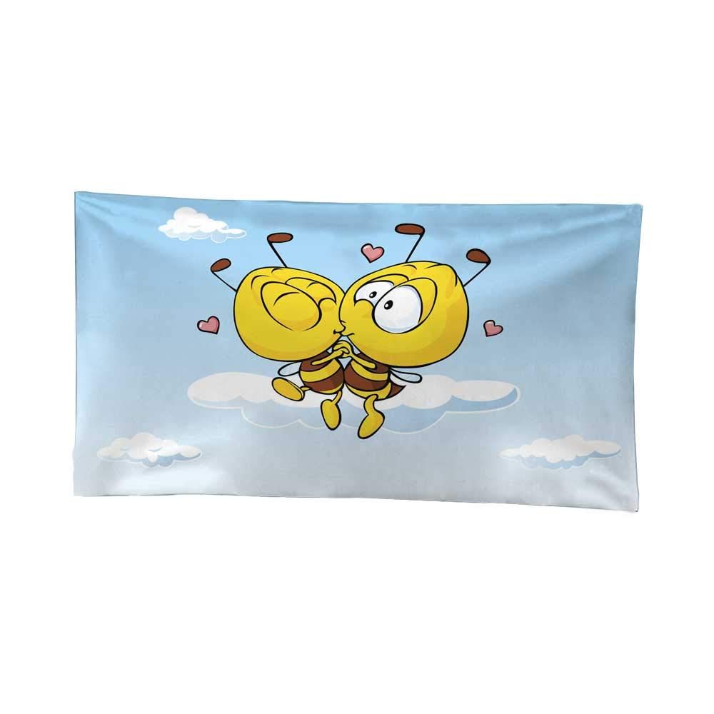 1000x1000 Amazon.com: Nicely Tye dye Tapestries bee in Love Kissing dope