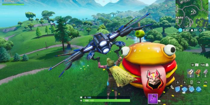 1920x1080 Fortnite Season 10 Guide: Drift Painted Durr Burger Head, Dinosaur