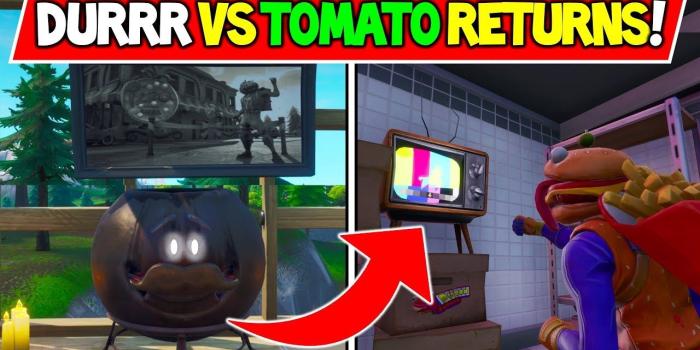 1280x720 *NEW* DURR BURGER VS TOMATO HEAD STORYLINE RETURNS! - SEASON 9 FORTNITE  SECRET STORYLINE!