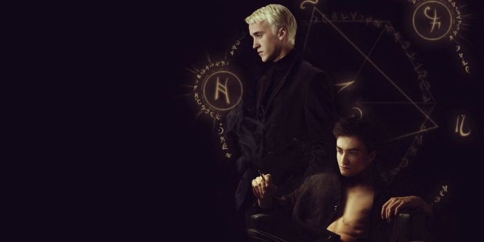 1280x800 Drarry wallpaper by ~chouette-e on deviantART (Harry Potter / Draco