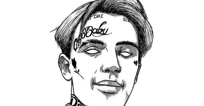 670x1191 Lil Peep Face Drawing, Hd Wallpapers & backgrounds Download