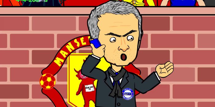 1920x1080 442ons produce brilliant cartoon of Man United v Chelsea ft. an