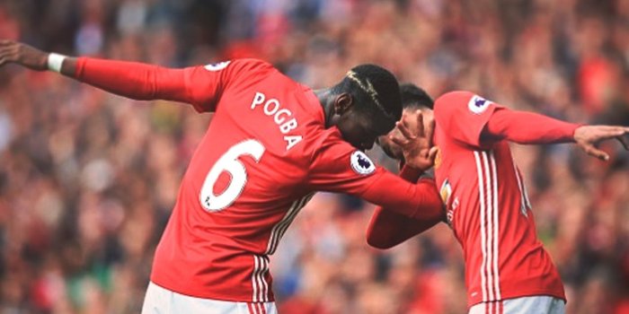 1280x720 Paul Pogba - All Manchester United Dabs - 2016/17