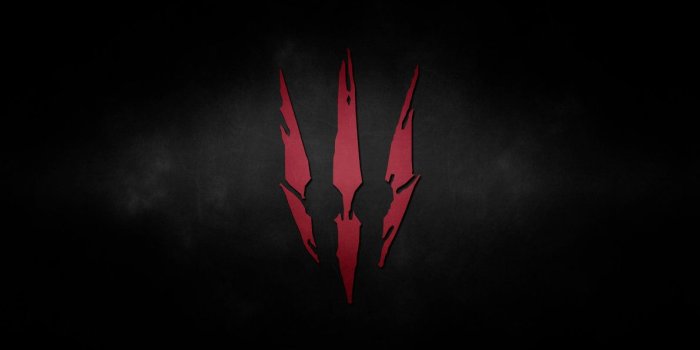 1191x670 The Witcher 3 Logo Wolf Hd Wallpaper | Wallpapers Desk