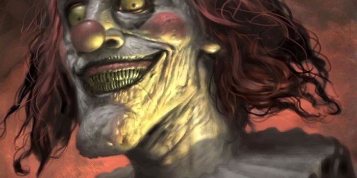 900x900 Digital Drawing: 50 Scary Clowns that Will Haunt in Your Dreams