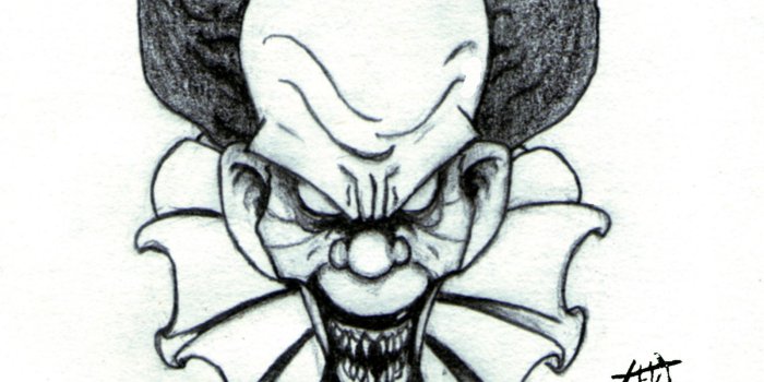 1600x1602 Wicked Clown Drawings | Free download best Wicked Clown Drawings on