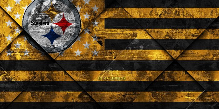 3840x2400 Download wallpapers Pittsburgh Steelers, 4k, American football club