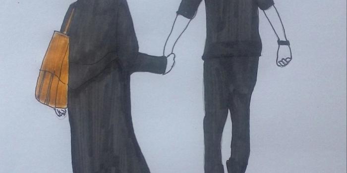 2165x2309 Muslim Couple Cartoon Hd Wallpaper - cartoon wallpaper