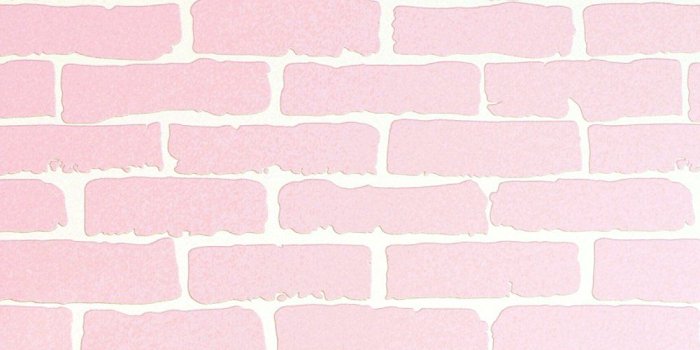 1001x1001 SICOHOME Brick Wallpaper,Pink Peel and Stick Wallpaper,5.5 Yards