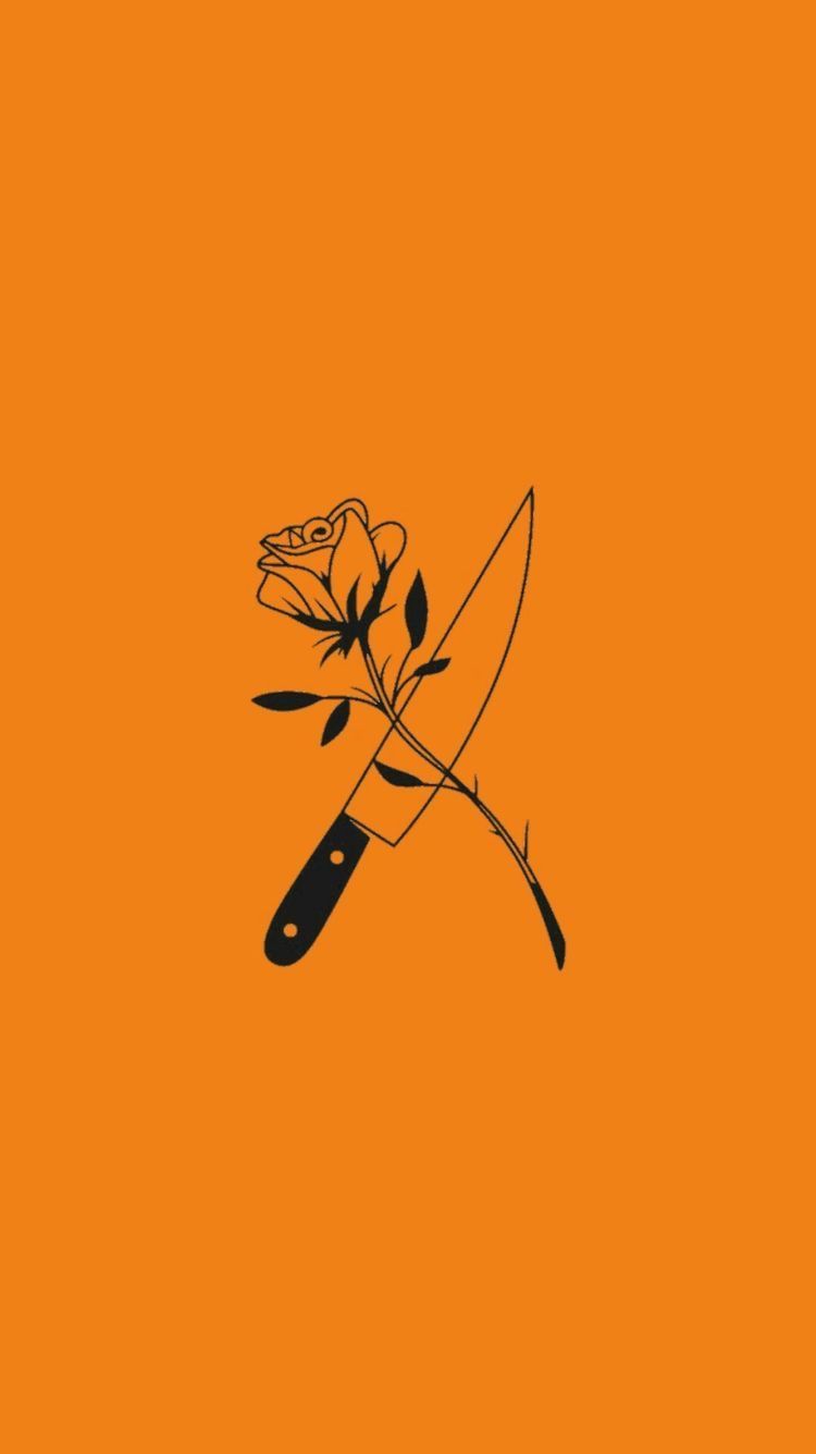 750x1335 Itsmedilla on WALLPAPER in 2019 | Orange wallpaper, Orange