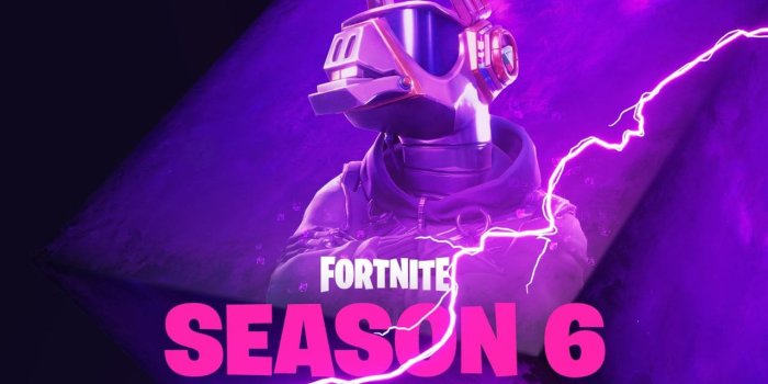 1280x720 Fortnite Season 6 First Tease Is a Purple, DJ Llama Skin