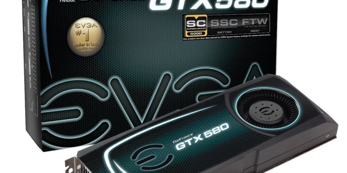 1200x1200 EVGA GeForce GTX 580 Superclocked 1536 MB GDDR5 PCI Express 2.0  2DVI/Mini-HDMI SLI Ready Limited Graphics Card, 015-P3-1582-AR