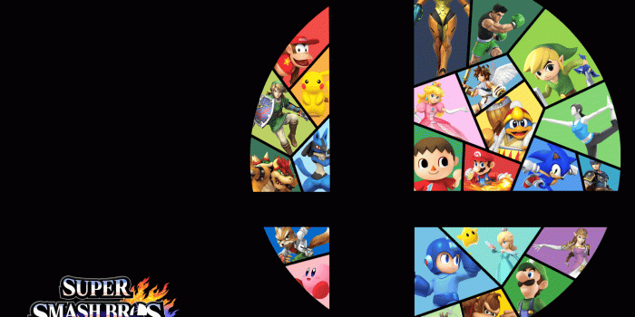 2560x1600 I made a stained glass SSB4 wallpaper. - Imgur